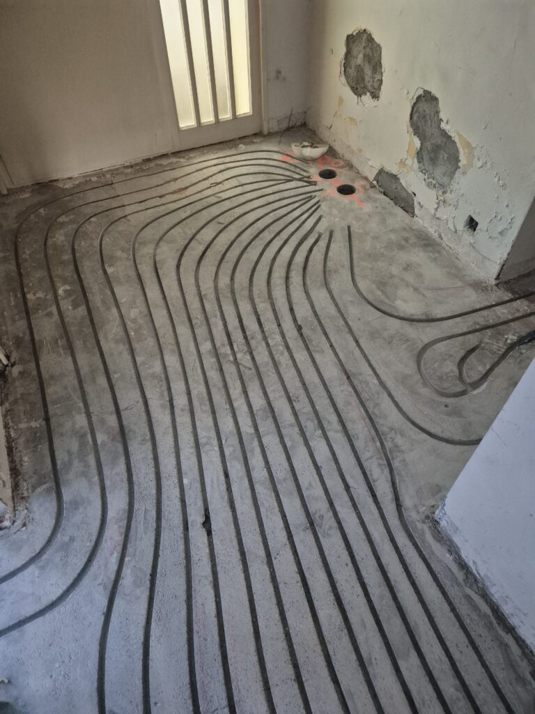 Rénovation chauffage au sol sans démolition lourde