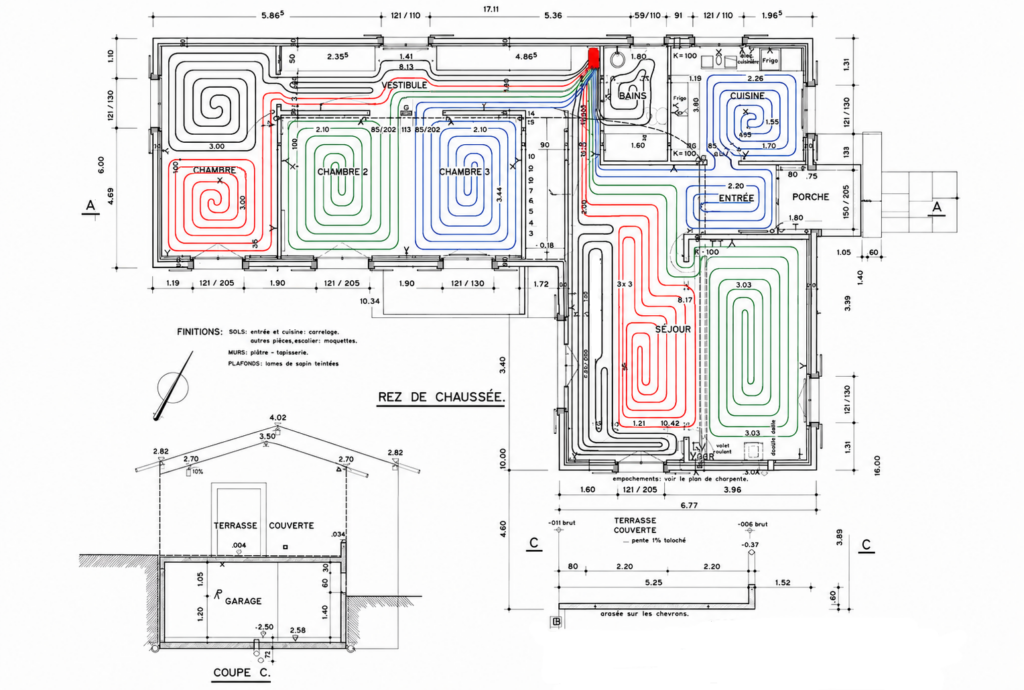 Plan de principe de calepinage